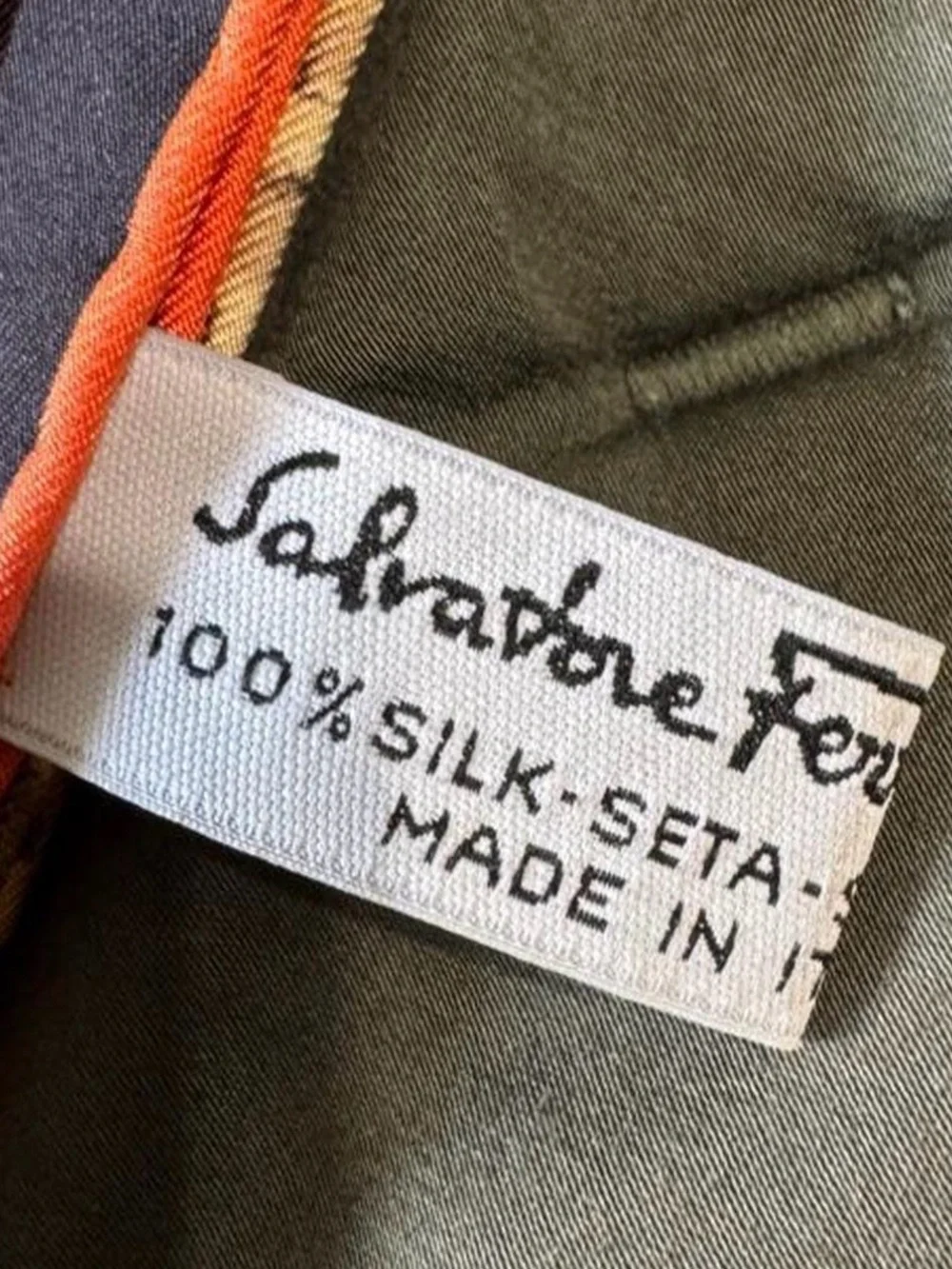 Salvatore Ferragamo Silk Scarf